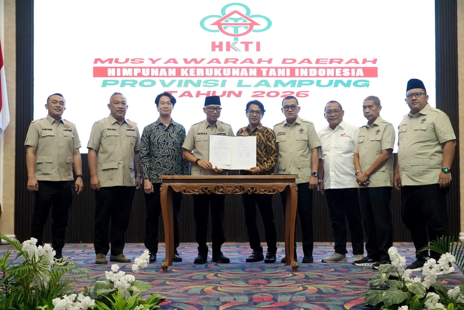 Gubernur Mirza Ajak HKTI Lampung Perkuat Hilirisasi Pertanian Untuk Kesejahteraan Petani